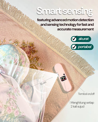 AHAD 2-in-1 :  Qibla Finder +  Rak'ah Counter Portable